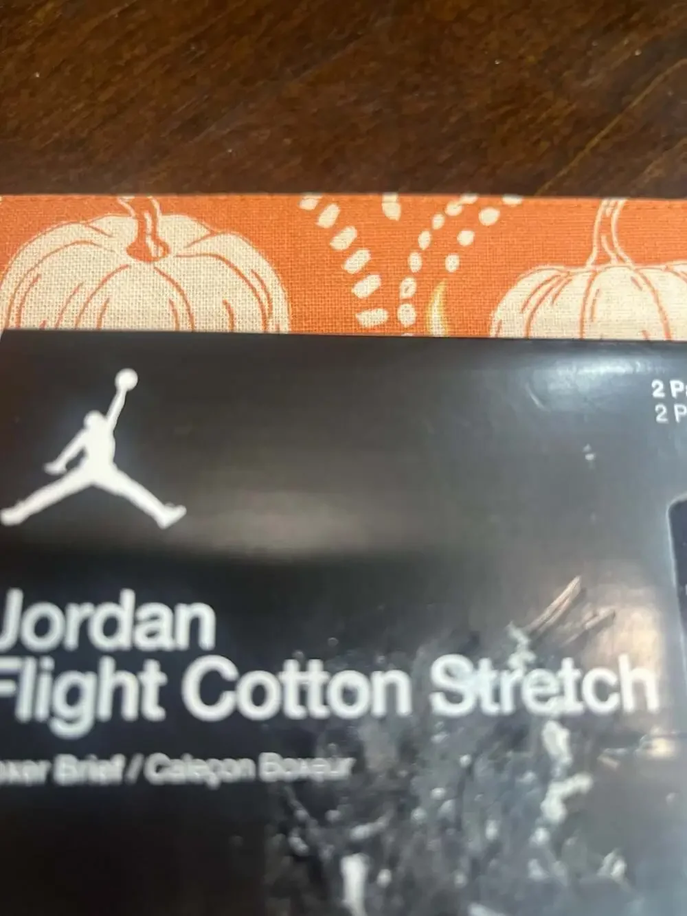 Jordan Flight Cotton Stretch Men's 2-Pack Boxer Briefs Black Medium JM0623-023
